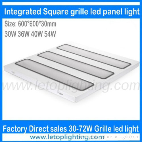 30W 36W led grille panel lamp